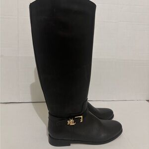 Lauren by Ralph Lauren Everly Riding Boots Black size 6B